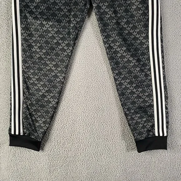 Adidas Originals SSTR MONO TP Pants Mens 2XL XXL Black Gray All Over Print NEW